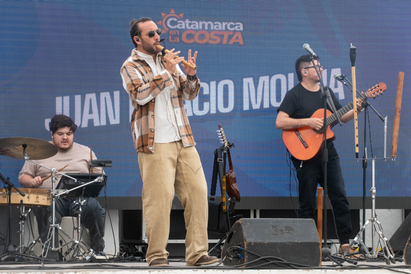 Juan Ignacio Molina en presentación en vivo